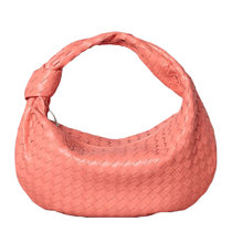 BOTTEGA VENETA女士粉色皮革编织手提包 600261-VCPP0-6584粉色 时尚百搭