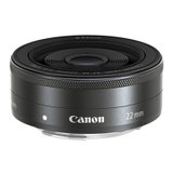 佳能(Canon)EF-M 22mm f/2.0 STM微单定焦镜头 适用佳能EOSM /EOSM2/EOSM3 饼干头(黑色)
