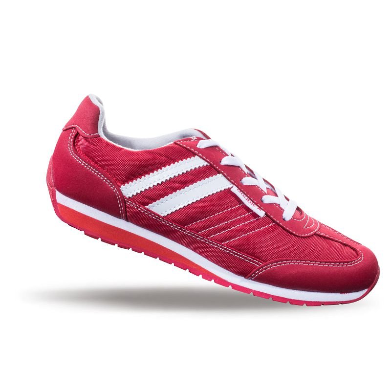 双星运动鞋双星休闲跑步鞋马拉松跑鞋休闲运动鞋男女鞋大红36