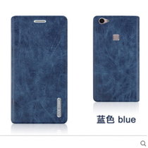 步步高VIVO X6PLUS手机壳 x6plus 手机保护外壳 皮套男女翻盖式潮 保护壳 手机套 插卡式支架保护套(蓝色)