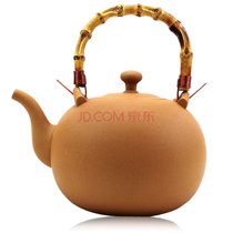 陶壶 煮茶壶 铜芯竹梁壶 原装陶泥壶 1.5L