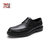 马内尔商务正装休闲皮鞋2021年春秋季商场同款圆头男鞋M11182(黑色 43)