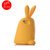 爱您纳（Aainina）苹果5/5S手机壳 可爱硅胶保护套立体兔子胖胖兔防摔壳(黄色)