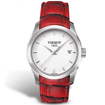 天梭(TISSOT)手表库图系列时尚简约石英表情侣手表 对表 男表 女表(T035.210.16.011.01女)