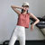 annerun瑜伽背心女无袖圆领休闲跑步健身服夏季薄款透气速干T恤(L 粉色)