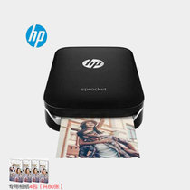 惠普(hp) sprocket100 手机照片打印机家用迷你便携式彩色相片冲印机 替代佳能CP1200 黑色 套餐四