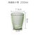 饭店餐厅亚克力磨砂杯子防摔茶水杯塑料耐高温商用饮料果汁杯PC杯(200毫升翠绿色)