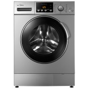 美的(Midea) MG60-1013EDS 6公斤 变频滚筒洗衣机(银色) 15分智能快洗 变频节能