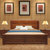 木巴榆木床实木床 1.8米成人中式双人床大床1.5米家具婚床(C362+CTG056（两个床头柜） 默认)