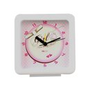 高洛(nacos)nac045时尚方形磨砂塑料静音小闹钟