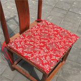 中式古典红木椅子圈椅官帽椅坐垫实木家具餐桌椅太师椅定制(37*45*2cm(无卡口))(红酒杯)