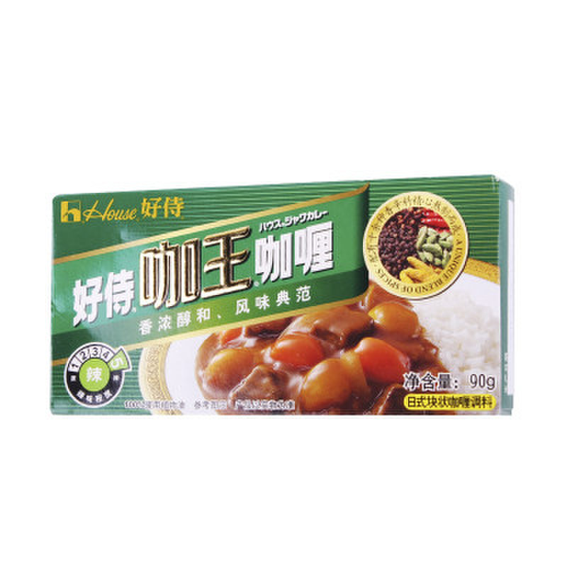 好侍咖王咖喱(辣) 90g/盒