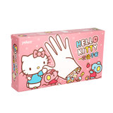 宜洁Hello Kitty系列一次性PE手套50只左右混用 卡通图案 健康安全 加厚耐用