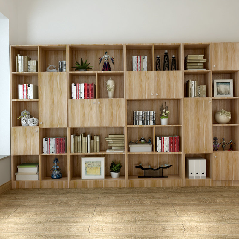 书柜书架画尚halsanr木质文件柜办公家具档案柜资料柜书橱柜子带锁