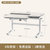 台湾设计儿童书桌学习桌双升降小学生写字桌椅套装课桌椅家用实木(VD03简约款(右抽)单桌)