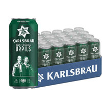 卡斯布鲁德国原瓶进口 卡斯布鲁(KARLSBRÄU)经典皮尔森啤酒 500ml*24听 整箱装