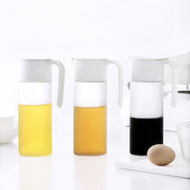 茶花油壶自动开合家用厨房调料瓶油壸装油瓶酱油醋壶玻璃防漏(550ML【3个】)