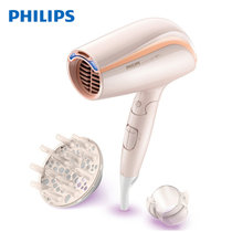 飞利浦（Philips） 电吹风机 BHC202/05 家用负离子养护 1600瓦大功率可折叠冷热风恒温护发6档调节(粉红色 默认版本)