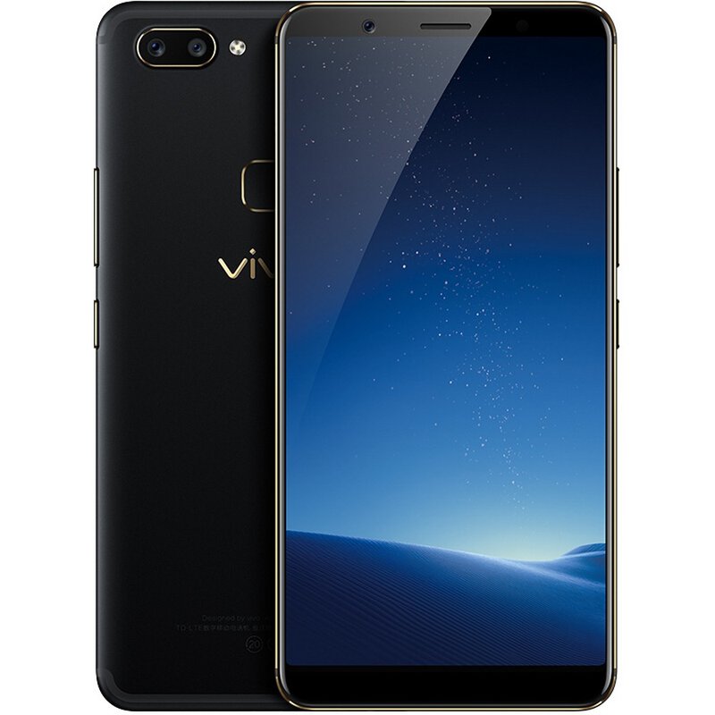 vivo x20a 4gb 64gb 移动联通电信4g手机 双卡双待 黑金图片大全