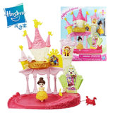 孩之宝迪士尼公主贝儿的城堡神奇转动迷你人物系列女孩过家家玩具(迪士尼公主贝儿的城堡)