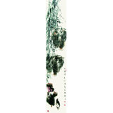 史学利<南国情2> 国画 人物画 水墨写意 少女农妇 大象 狗 竖幅立轴