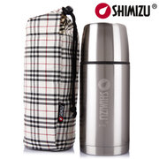 SHIMIZU清水保温杯不锈钢子弹头杯便携水壶大容量杯子水杯SM-6211B(SM-6211B-075)