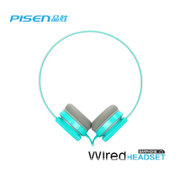 品胜(Pisen) HD100头戴式有线耳机HD100 手机平板电脑通用耳机(孔雀绿)