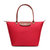 LONGCHAMP珑骧 女士logo图案拉链休闲手提包1899089(红色)