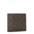 COACH 蔻驰 奢侈品 男士专柜款卡其LOGO款PVC配皮短款对折钱包74935 MAH(黑色)