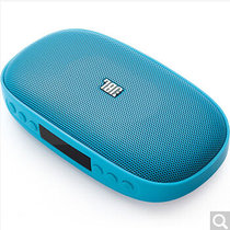 JBL SD-18 迷你便携无线蓝牙插卡音箱 MP3播放器 屏幕显示/FM收音机 蓝色 兼容苹果/三星手机/电脑小音响