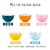 2022新款小碗日式个性米饭碗家用创意多色碗小汤碗面碗简约陶瓷碗(4.5英寸钻石碗【混搭款】)