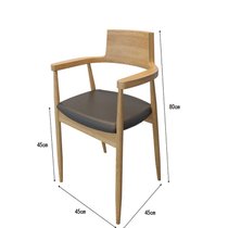 俊采云JCYUJ07实木会议桌椅 扶手软垫休闲椅（单位：个）(默认 JCYUJ07)