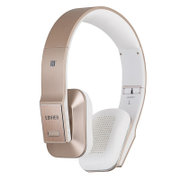 Edifier/漫步者 W688BT无线蓝牙耳机便携头戴式耳机音乐通话耳麦(金色)