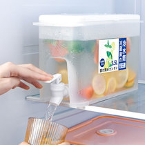 冰箱冷水壶带龙头大容量家用水壶夏耐高温茶壶柠檬水冷水桶凉水壶(3.5L)