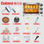 Galanz/格兰仕电烤箱家用32升大容量烘焙多功能全自动迷你烤箱K15(烤箱+超值大礼包)