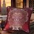 家用客厅欧式复古刺绣抱枕靠垫套沙发办公室布艺大号腰枕靠背含芯(欧式花型-红色)