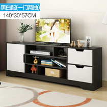物植 电视柜 ZT-09(升级款140cm两抽黑白配)