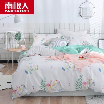 南极人 全棉四件套ins风小清新简约纯棉床品套件1.5/1.8m床单被套(森林童话 1.5/1.8米床通用款) 南极人 全棉四件套ins风小清新简约纯棉床品套件1.5/1.8m床单被套(森林童话 1.5/1.8米床通用款)