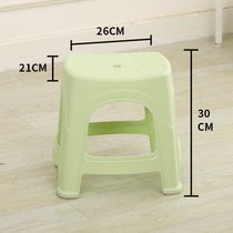 塑料凳子家用板凳加厚小凳高凳朔料登子客厅椅子小号经济型胶凳子(中号北欧绿 默认)