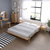 一米色彩 北欧实木床日式简约软靠床婚床卧室家具双人床(原木色 1.5床+床垫)