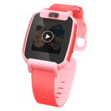 搜狗糖猫teemo儿童电话手表视频版T3 彩屏摄像儿童智能手表 360度防水学生定位手表手 糖猫T3(红色)