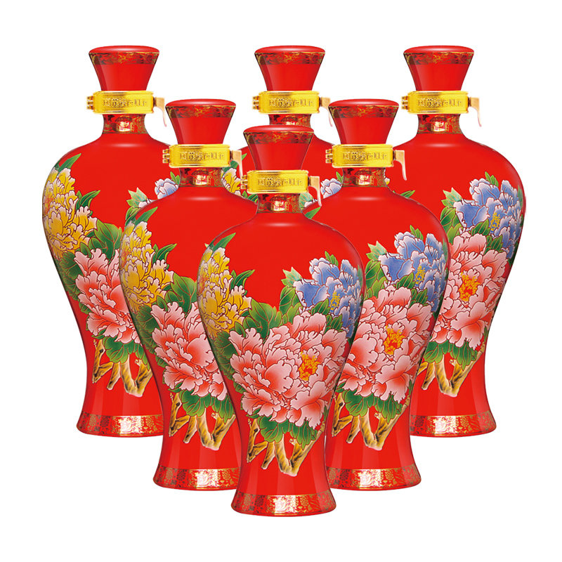 白酒国花瓷西凤酒10年45度婚庆喜酒凤香型白酒500ml6瓶返回商品页