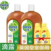 Dettol滴露消毒液1.15L*2瓶家用杀菌地板皮肤洗衣宠物清洁