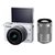 佳能（Canon）EOS M10 微型单电双头套机(EF-M 15-45mm+EF-M 55-200mm）(白色 套餐五)