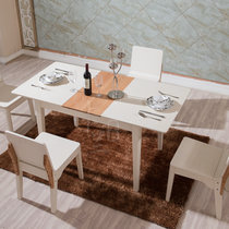 卡兰家具 北欧实木餐桌椅组合 北欧橡木餐桌 实木餐桌(一桌6椅)