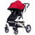 【*】MoonStater 欧式儿童婴儿宝宝手推车高景观铝合金充气 相对透气设计(枣红)