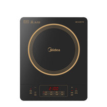 美的(Midea)电磁炉爆炒智能触控式大线盘家用多功能大火力电磁炉2100w电磁灶C21-RT21E0105单机(2100W)