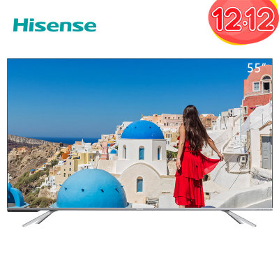 海信（Hisense）HZ55E5D 55英寸 AI声控 MEMC防抖 超薄全面屏 智慧屏 4K超高清 人工智能AI电视机