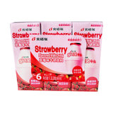 韩国进口 宾格瑞草莓牛奶饮料 200ml*6盒
