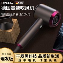 电吹风机家用负离子护发速干吹风筒不伤发防毛躁7yb(典雅灰（理发师版）)